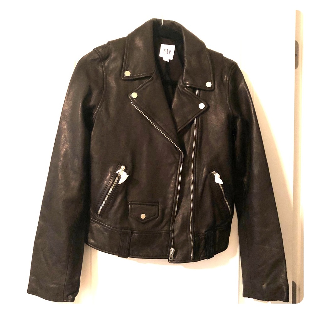 Leather Moto Jacket - Picture 2 of 7